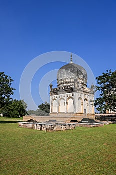 Quli Qutub Shah tombs in Hyderabad, India. They contain the tombs and mosques built by the various kings of the Qutub Shahi photo