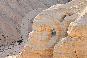 Qumran cave (Dead Sea scrolls) photo