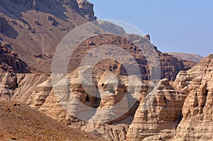 Qumran caves Dead Sea Israel