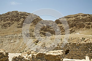 Qumran Caves near the Dead Sea in Israel