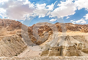 Qumran Scroll caves near Dead Sea, Israel