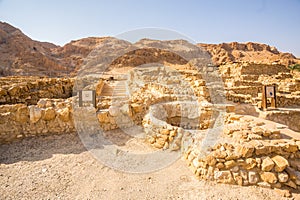 Qumran, where the dead sea scrolls were found