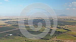 View over to Quneitra  Syria from Mount Bental in Israel
