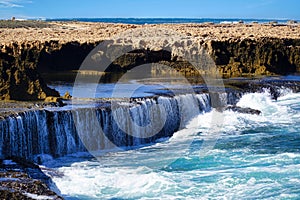 Quobba  blow holes in Western Australia