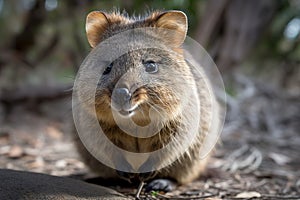 Quokka These small adorable marsupials .Generative AI