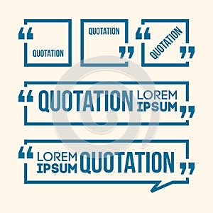 Quotation Speech banner