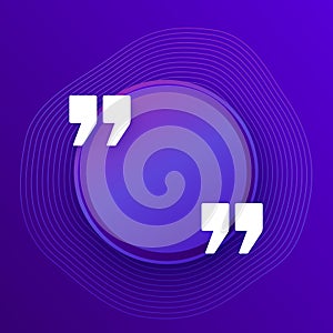 quote box, vector frame design