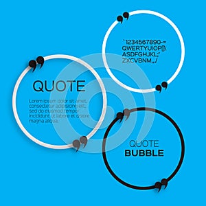 Quote bubble.