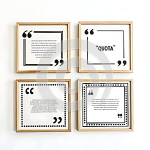 Quote frames templates