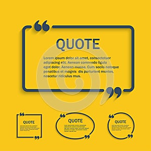 Quote line text box with commas set