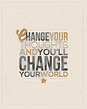 Quote Typographical design photo