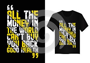 Quote typography t shirt design 