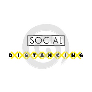 Quote word for social distancing awareness