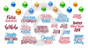 Quotes for Christmas and New Year 2018 decoration