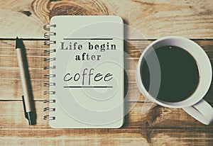 Quotes Life Begin After Coffee