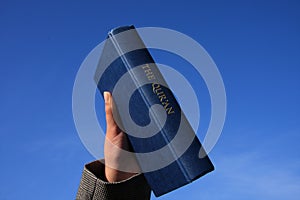 Qur'An On Blue Sky