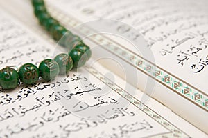 Qur`an and prayer beads