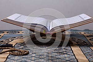 Quran - holy book of Muslims around the world antique read prayer spiritual  faith god ramadan kareem month