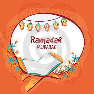 Quran Shareef for Ramadan Mubarak.