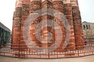 Qutb Minar minaret built around 1202