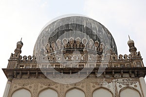 Qutb or Qutub Shahi Tombs, Ibrahim Bagh, Hyderabad, India