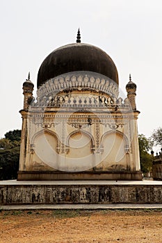 Qutb or Qutub Shahi Tombs, Ibrahim Bagh, Hyderabad, Telangana, India