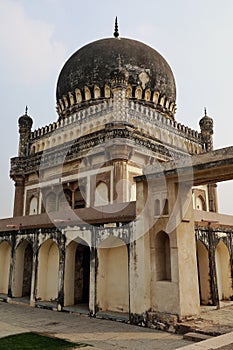 Qutb or Qutub Shahi Tombs, Ibrahim Bagh, Hyderabad, Telangana, India