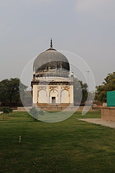 Qutb or Qutub Shahi Tombs, Ibrahim Bagh, Hyderabad, Telangana, India