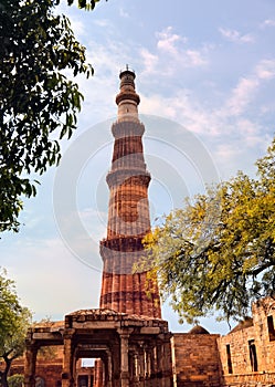 Qutub Minar in Delhi, India