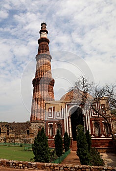 Qutub Minar in Delhi, India