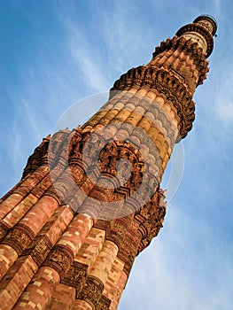 Qutub Minar in Delhi, India photo