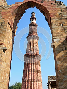 Qutub Minar monument in New Delhi India