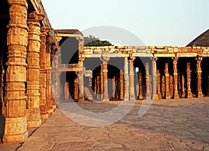 Qutub Minar Mosque, Delhi.