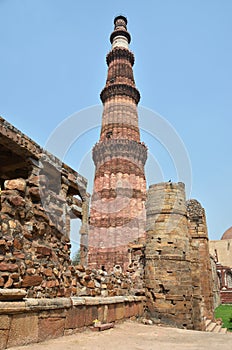 Qutub Minar in New Delhi, India