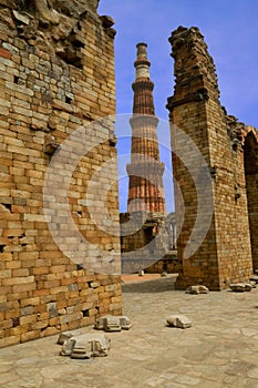Qutub minar and ruins