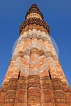 Qutub Minar-the tallest brick minaret in the world