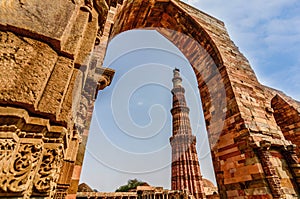 Qutub Minar Tower, Delhi photo