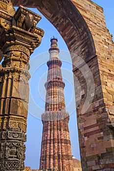 Qutub Minar Tower or Qutb Minar,