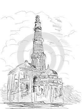 Qutub Minara tower Delhi India