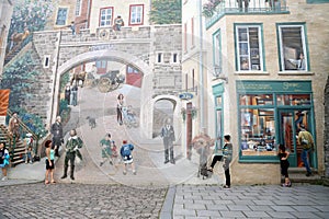 The Eye Deceiving Mural of Quebec City