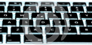 QWERTY computer keyboard photo