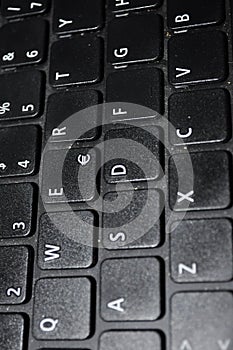 Qwerty keyboard photo