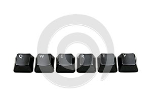 Qwerty keys
