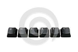 Qwerty keys photo