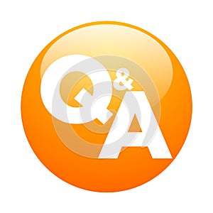 Question answer icon button