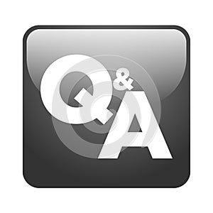 Question answer icon button