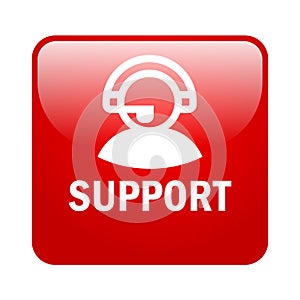 Customer support button