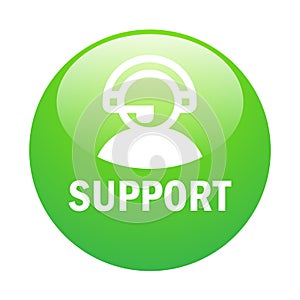 Customer support button