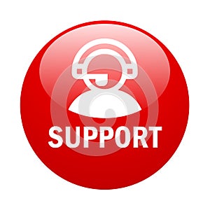 Customer support button