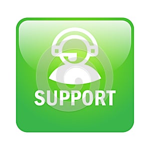 Customer support button